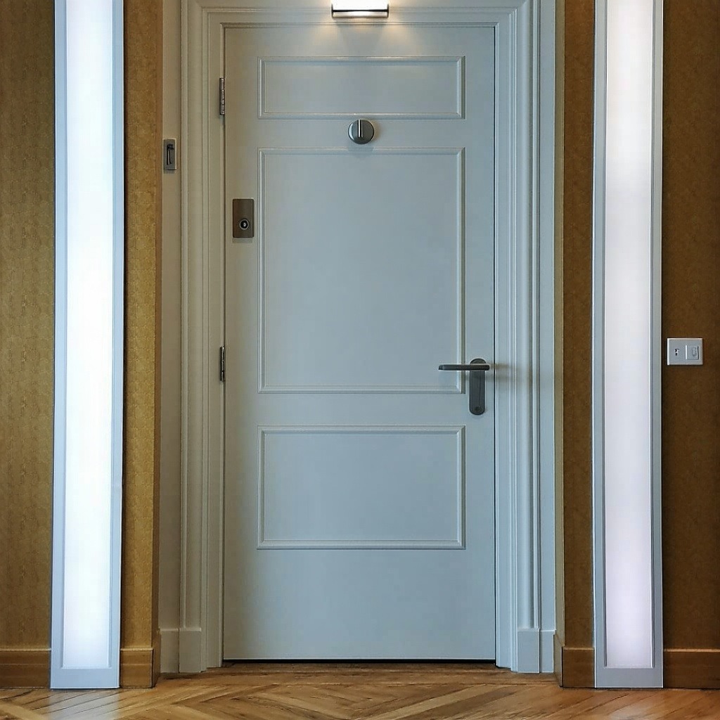 door at entry into an apartment